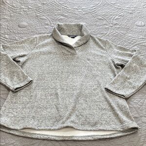 Lands End collared tunic sweatshirt PL